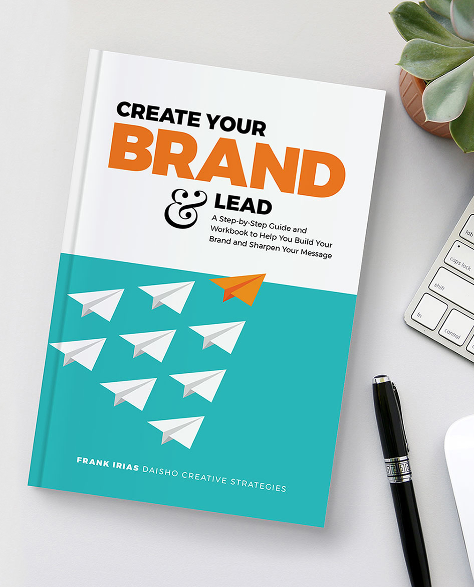 Book titled "Create your brand and lead"