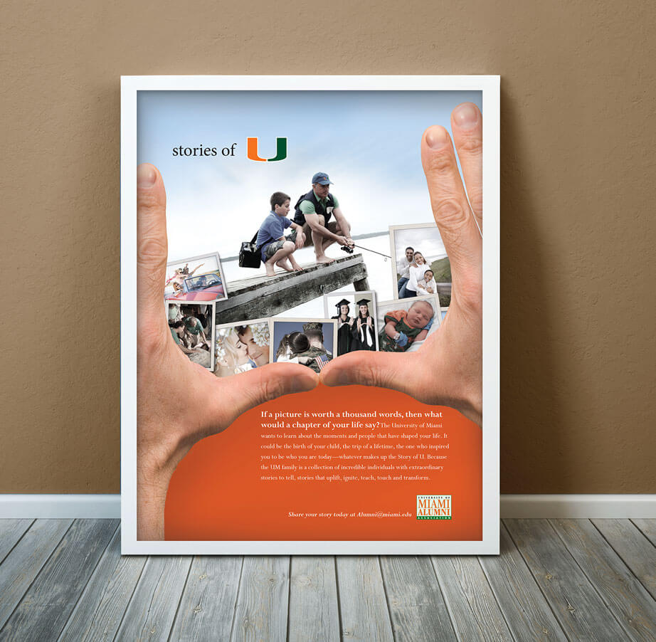 University of Miami Alumni Association's Stories of U print material