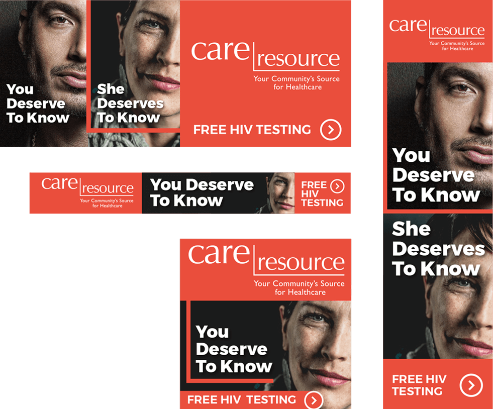 Care Resource banner ads on display