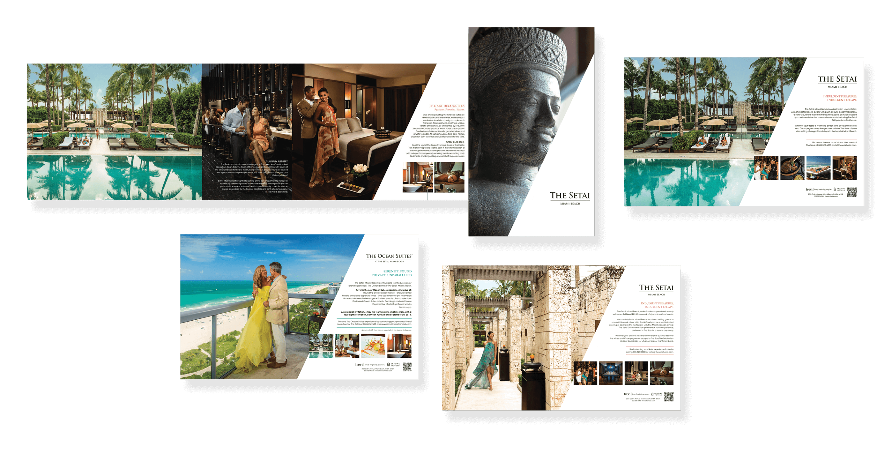 Branding package for The Setai - Miami luxury hotel