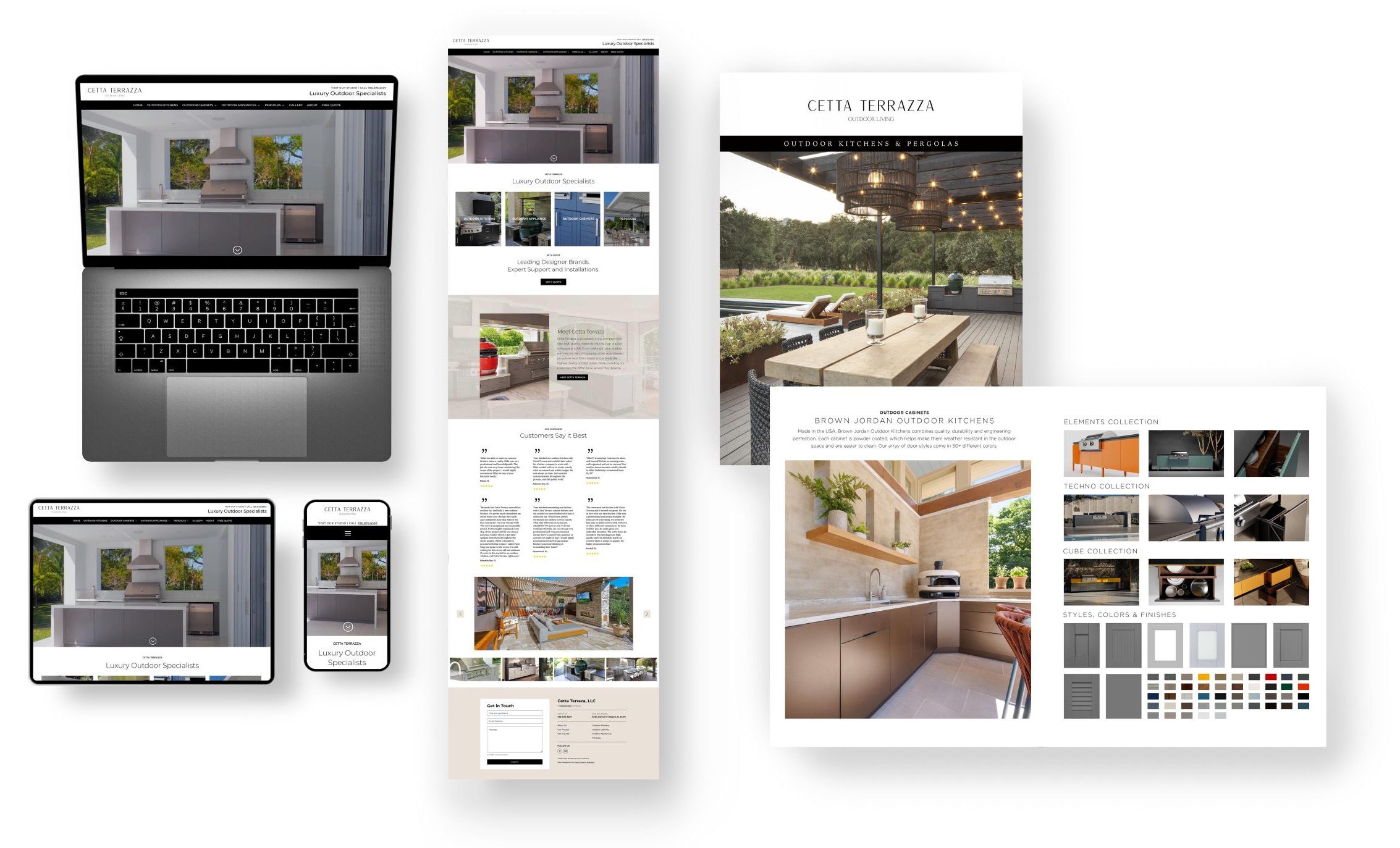 CETTA Terraza Branding Composition