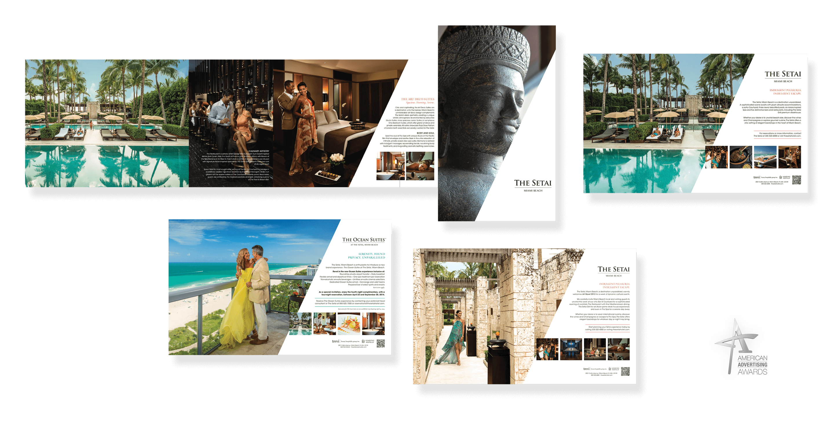 Branding package for The Setai - Miami luxury hotel
